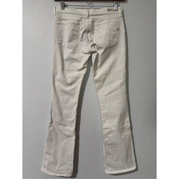 Citizens of Humanity Kelly stretch low waist bootcut white jeans 30 - Picture 8 of 9